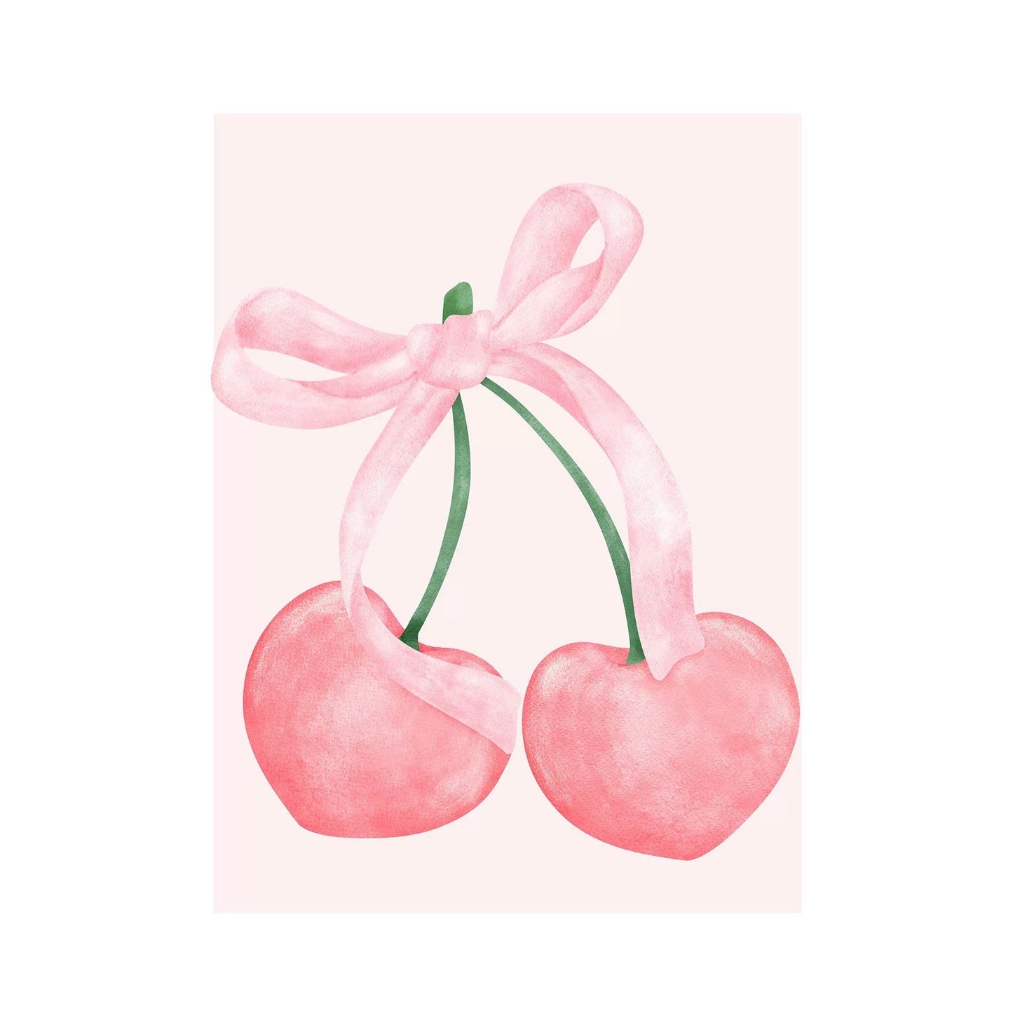 Pink Bow Coquette Poster