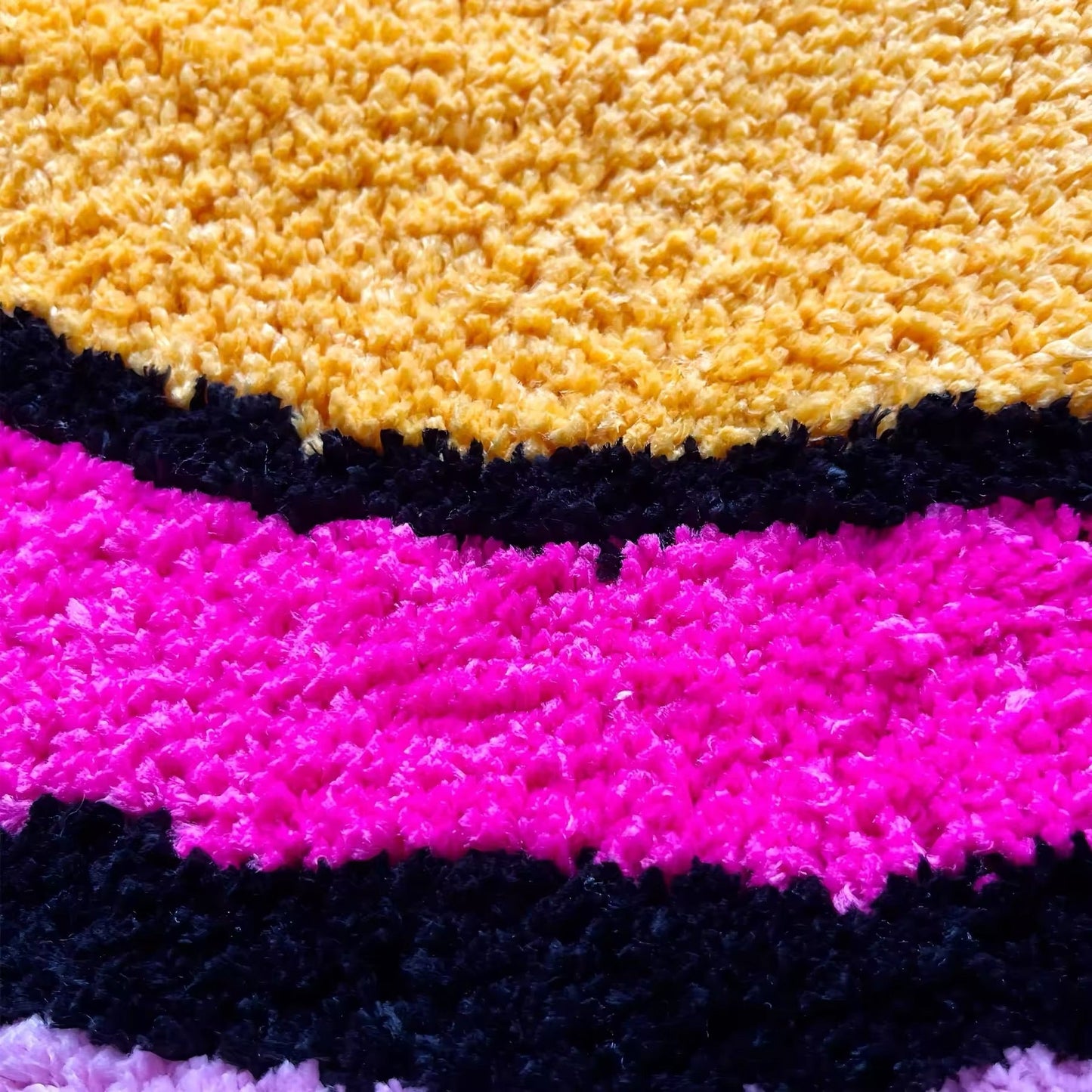 Cherry Bomb Pink Tufted Rug