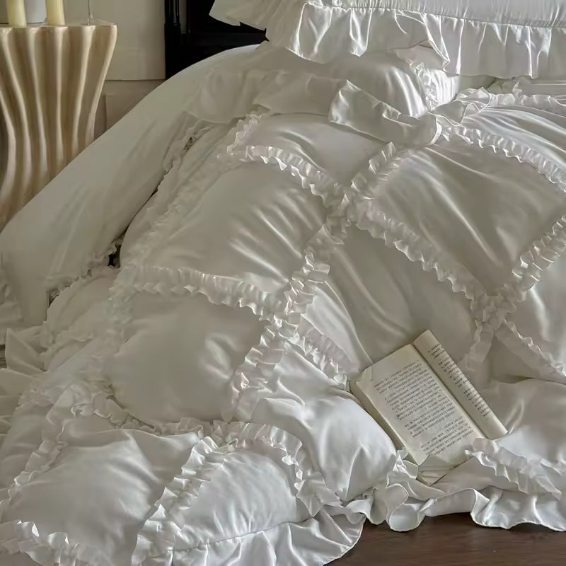 French Princess Ruffle Bedding Set