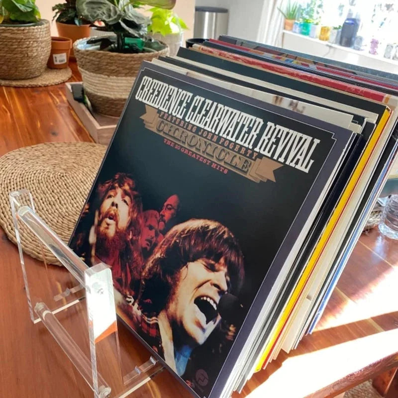 Clear Vinyl Record Stand