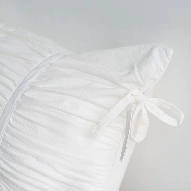 Coquette Pleated Cotton Pillowcase