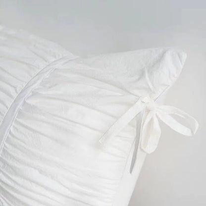 Coquette Pleated Cotton Pillowcase