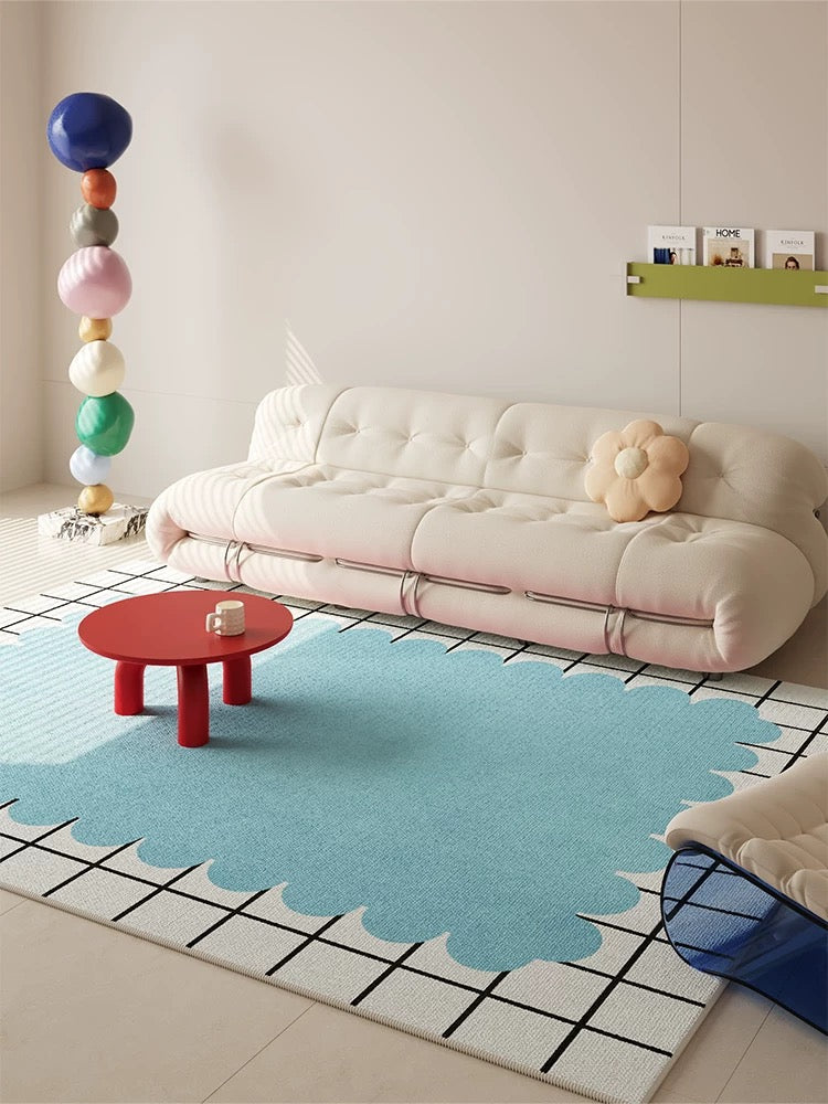 Danish Pastel Scallop Rug